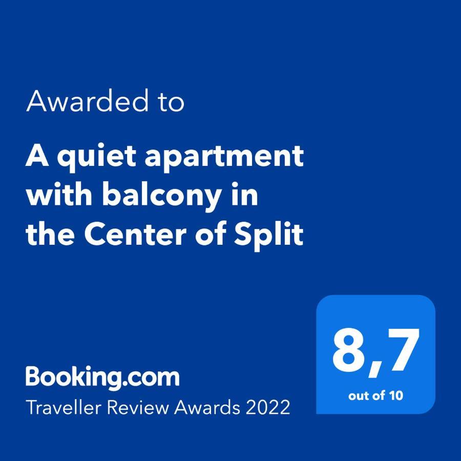 A Quiet Apartment With Balcony In Split Eksteriør billede